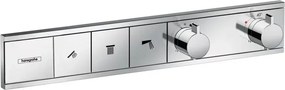 Baterie cada - dus incastrata Hansgrohe RainSelect termostatata crom lucios 3 functii