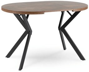 JAKS Masa rotundă extensibilă 80 - 160 cm stejar rustic Dorian