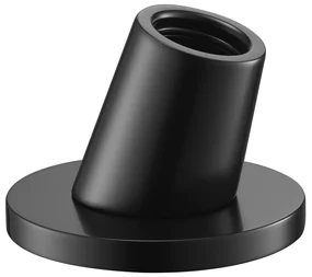 Suport de perete pentru dus extractabil Omnires negru mat