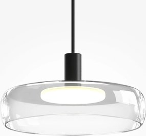 Lustra LED suspendata Float sticla transparenta