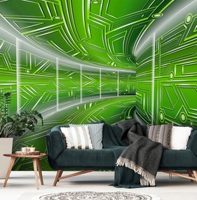 Fototapet - Coridor verde (152,5x104 cm), în 8 de alte dimensiuni noi