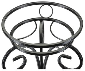 Suport de flori 74x34 cm negru