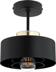 BRILAGI - lustră aplicată SPRING 1xE27/60W/230V Ø 20 cm negru/auriu
