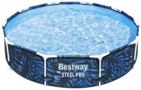 Piscina rotunda cadru metalic 4062 litri Bestway Steel Pro Max 305x66 cm