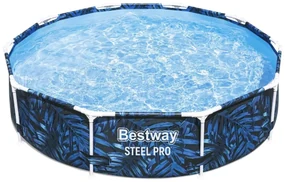 Piscina rotunda cadru metalic 4062 litri Bestway Steel Pro Max 305x66 cm