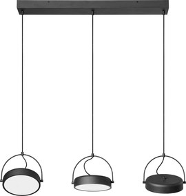 Osram - Lustră LED pe cablu DECOR PUCK 3xLED/12W/230V negru