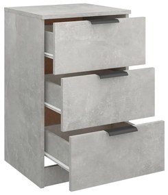 Noptiera, gri beton, 40x36x65 cm 1, Gri beton