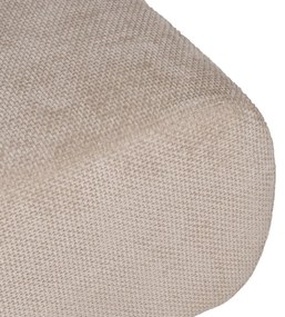 Taburet bej cu tapițerie din chenille Minimal – Ixia