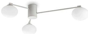 Lustra aplicata stil minimalist Hermes pl3 d90 alba