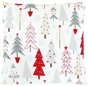 Pernă cu umplutură Brad de Crăciun, 45 x 45 cm