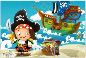 Tablou - Comoara piraților (90x60 cm)