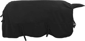 vidaXL Pătură pentru cai Negru Poliester