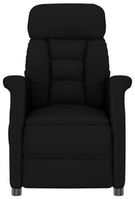 vidaXL Scaun Recliner Negru Negru 70.5 x 96.5 x 95 cm