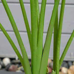 HOMCOM Bananier Artificial 160 cm cu Ghiveci și 10 Frunze Realiste, Plantă Artificială Tropicală pentru Decorațiuni Interioare și Exterioare, Verde | Aosom Romania