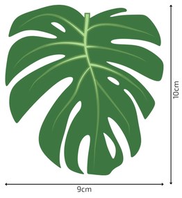 PIPPER. Autocolant de perete "Frunze de Monstera”