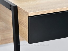 Masă PC Norway (stejar + negru). 1109804