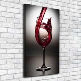 Tablou pe pânză canvas Vin rosu