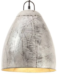 Lampa suspendata industriala 25 W, argintiu, 32 cm, E27, rotund Argintiu,    32 cm, 1,    32 cm