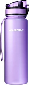 Sticla cu filtru pentru apa Aquaphor City 160042, 500 ml, Tritan, Carbune activ, Aqualen, Capac cu inchidere, Lavanda