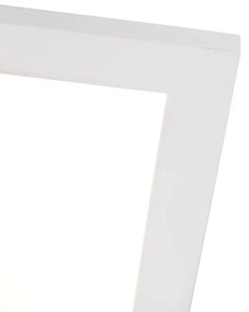 Plafoniera albă 40 cm inclusiv LED cu dimmer 4 trepte - Liv