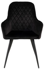 Harbo scaun de luat masa negru