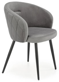 Scaun K430 velvet gri