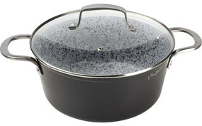 Lamart LT1254 caserolă cu capac Granit, dia. 24 cm