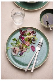 Bol alb/verde din gresie 400 ml Gastro White/Green – Bitz