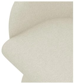 Scaun de sufragerie crem tapițat Kanoa – Makamii