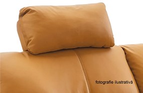 colţar, piele Pampas Amber M9030, stânga, LIBERA NEW