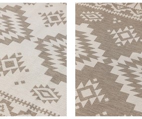 Covor de exterior maro/crem 120x170 cm Gemini – Elle Decoration