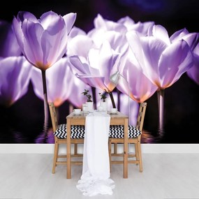 Fototapet - Flori - tonul violet (152,5x104 cm), în 8 de alte dimensiuni noi