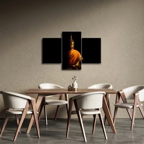 Tablou - Statuia lui Buddha de aur (90x60 cm)