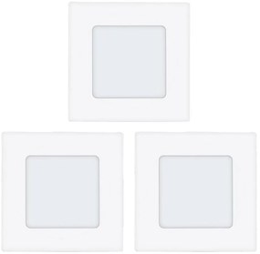 Eglo 78196 - Set 3x spoturi LED încastrate 3xLED/2,7W/230V