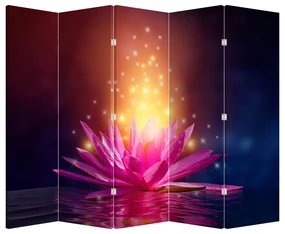 Paravan - Lotus pe apă (210x170 cm)