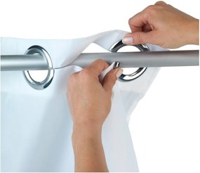 Perdea duș cu suprafață anti-mucegai Wenko Comfort Flex, 180 x 200 cm, alb