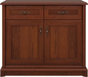 Comoda clasica living KENT EKOM2D2S, castan, PAL, 101x45x91 cm