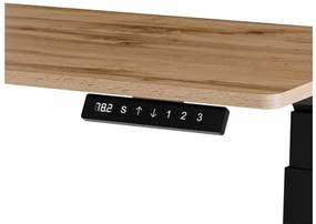 Masă PC cu Înălțime reglabilă electric Fega Long 150 (Alb + Negru) . 1103354