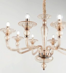 Candelabru design elegant DANIELI SP6 ambra 159942
