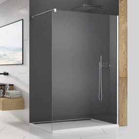 Paravan dus Sanswiss, Easy, profil crom lucios, 120 x 200 cm