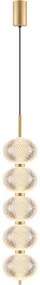 Zuma Line 003064-034756 - Lustră LED suspendată pe cablu GALATEA LED/30W/230V, auriu