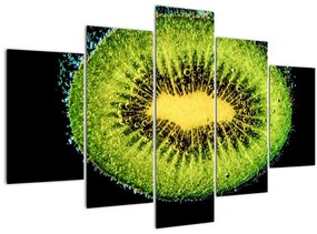 Tablou - detailu cu kiwi în apă (150x105 cm)