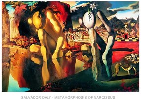 Salvador Dali - Metamorphosis Of Narcissus Reproducere, Salvador Dalí, (70 x 50 cm)