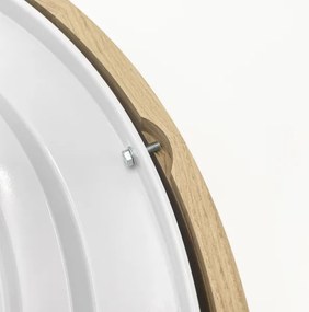 Brilagi - Plafonieră LED CARVALHO 4xE27/60W/230V, stejar, diam. 57,5 cm