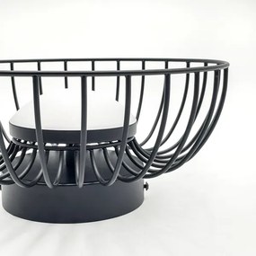 Plafonieră LED BETSY, 12 W, 230 V, Ø 25 cm, negru