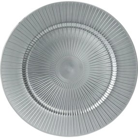 Suport farfurie Silver Stripes, 33 cm