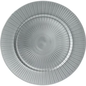 Suport farfurie Silver Stripes, 33 cm