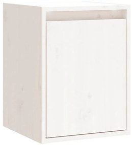 813477 vidaXL Dulap de perete, alb, 30x30x40 cm, lemn masiv de pin