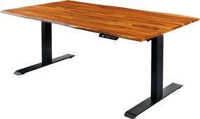 Birou cu inaltime reglabila electrica Mammut 140cm, sheesham