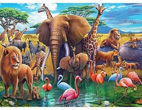 PUZZLE ANIMALE DIN AFRICA, 200 PIESE - RAVENSBURGER (13292)